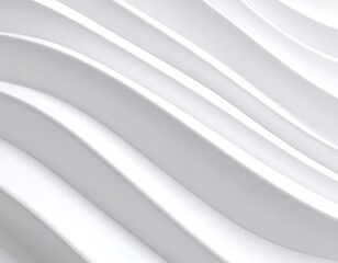 Fototapeta premium Abstract white wavy lines (2)