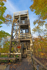 Lookout Tower on a Mountaintop