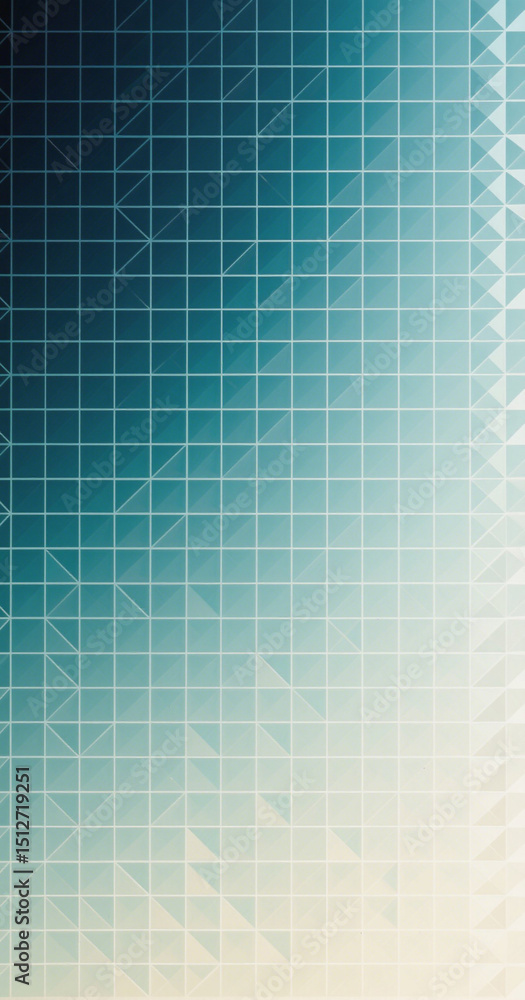 Poster abstract geometric grid pattern with triangles and gradient background