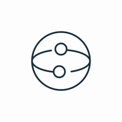 global connection icon sign vector