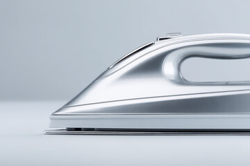 d iron on light minimalist background focusing on nozzle