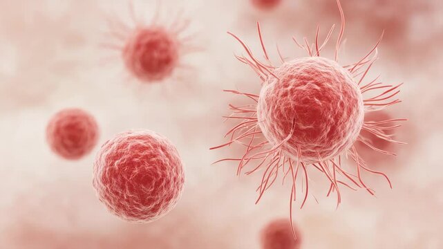 closeup view of various human parasites affecting immune system depicted in sterile environment