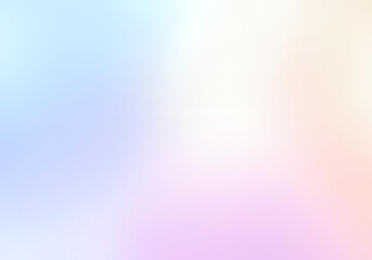 A soft abstract gradient background with smooth flowing curves and a blend of pastel colors &mdash; light blue, lavender, peach, and soft pink. Minimalistic, high-resolution, with subtle texture