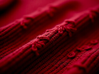 red fabric texture