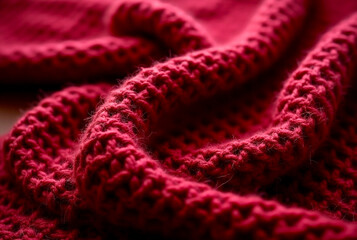 red fabric background