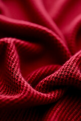 red fabric background