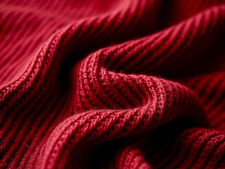 red fabric texture