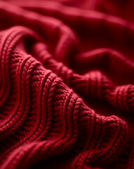 red fabric texture