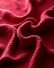 red fabric background