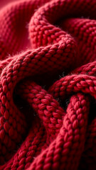 red fabric background