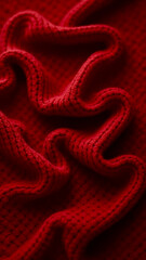 red fabric texture