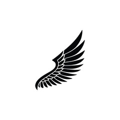  Black Eagle Silhouette – Minimal Vector Graphic