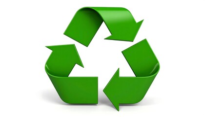 Obraz premium Green recycling symbol (2)