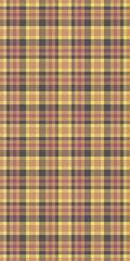 Content plaid vector seamless, rough pattern textile tartan. Decorating check background fabric texture in orange and grey colors.