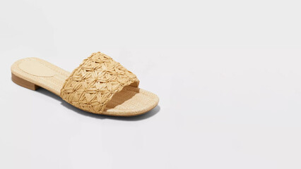 Stylish woven sandals designed for summer wear suitable for casual outings and beach trips