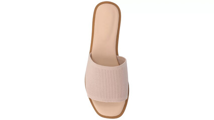 Stylish tan slip-on sandal designed for comfort and versatility, suitable for casual outings and summer wear