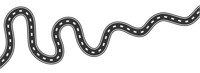 asphalt winding road highway