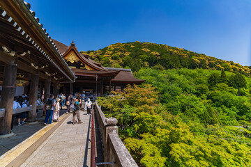 Fototapeta premium Kiyomizu-dera, a Buddhist temple in Kyoto, Japan