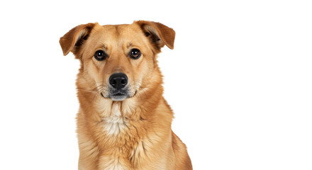 Fototapeta premium Close up of a furry cute dog