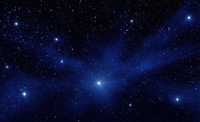 Fototapeta premium Starry Night Sky In Deep Space