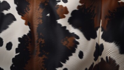Cowhide fur texture pattern background