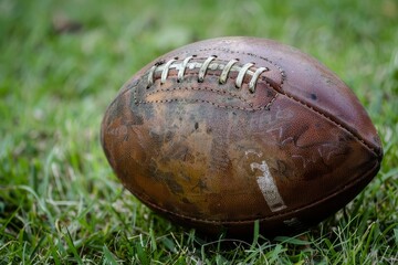 Muddy College Football After the Game