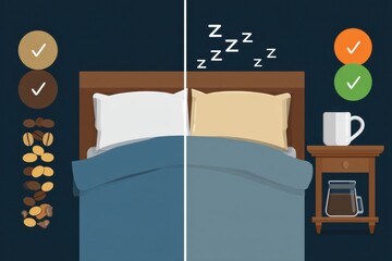 Comparison of Sleep Quality Before and After Reducing Caffeine Consumption in an Informative Infographic Layout