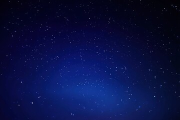Dark Blue Starry Night Sky Background
