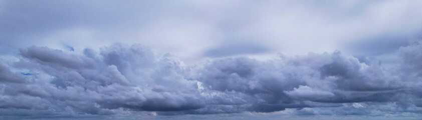 Storm cloudscape aerial view