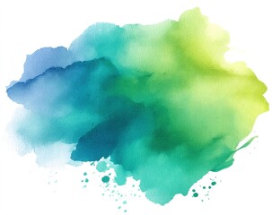 Abstract Watercolor Paint Splash