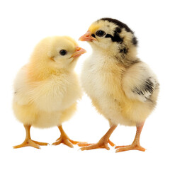 Fototapeta premium Ultra-Detailed Realistic Baby Chick on Transparent Background – High-Resolution 