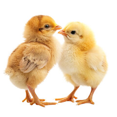 Fototapeta premium Ultra-Detailed Realistic Baby Chick on Transparent Background – High-Resolution 