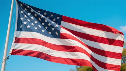 Fototapeta premium An American Flag