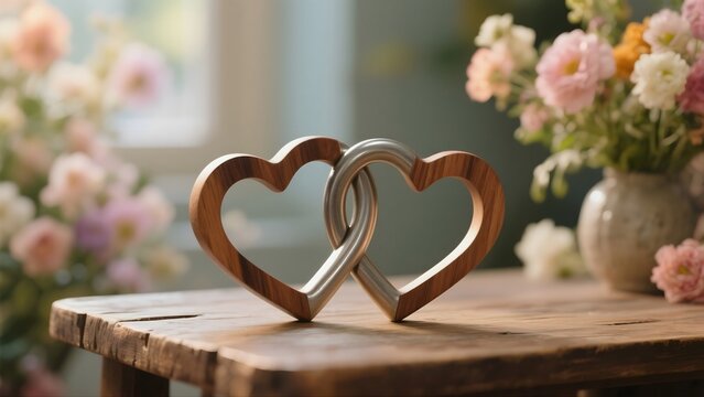 A realistic photograph symbolizing friendship and unity