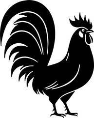 rooster vector illustration