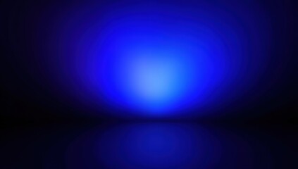 Deep Blue Studio Background with Spotlight