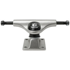 Silver Skateboard Truck Close up Studio Shot Image