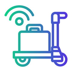 deliver Line Gradient Icon