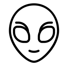 alien Line Icon
