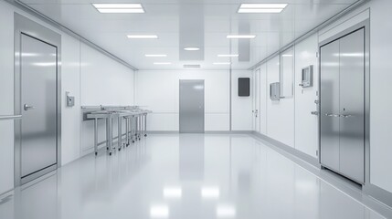 Fototapeta premium Clean Industrial Space