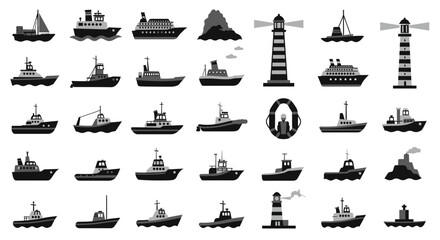 ship, boat, yacht, sailboat, trawler, motorboat, canoe, kayak, submarine, aircraft carrier, destroyer, frigate, cruiser, battleship, tanker, cargo ship, container ship, fishing boat, rowboat, speedboa