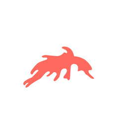 splash of strawberry liquid