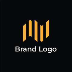 logo. business logo, custom logo, lines logo, finance logo, bar logo, minimal logo
