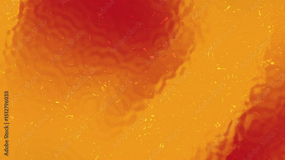 Aufkleber orange gradient water creates a red and orange abstract background with texture. suitable for vibran