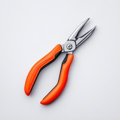 Obraz premium Sharp, High-Quality Pliers with Ergonomic Orange Handles for Precision Work