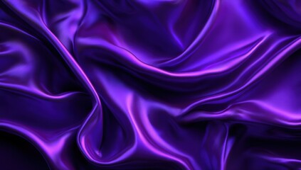 Obraz premium Purple Silk Fabric Texture Closeup