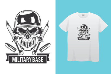 Memorial Day T-Shirt Design – Patriotic American Flag and Military Tribute Graphic.