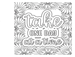 Motivational Quotes Coloring Pages For Adutls