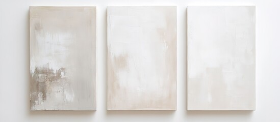 Abstract Neutral Color Painting Set