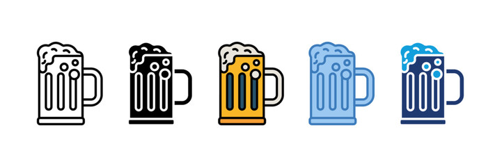 Beer Mug Icon Element For Design